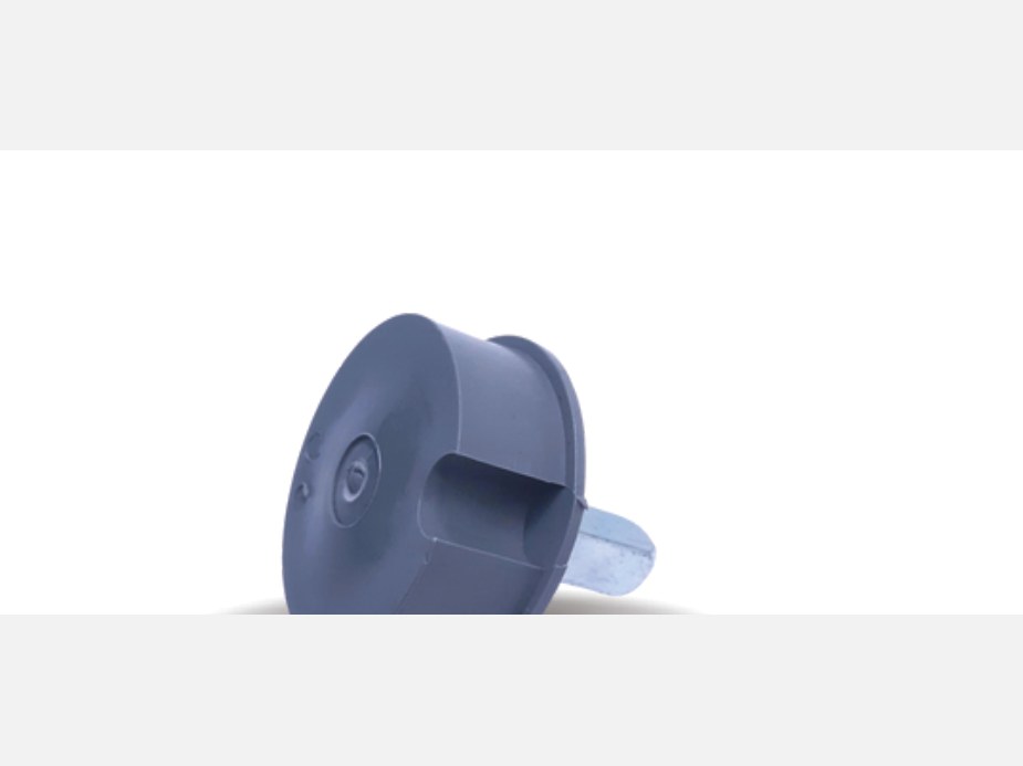 Bucha PVC com pino corrugada (D70 e D80)